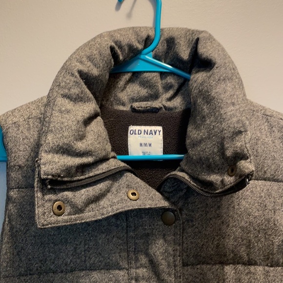 Old Navy Grey Denim Looking vest - Picture 2 of 5